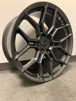 (4) 22x10 Forgestar X12 satin anthracite 6x5.5 wheels brand new