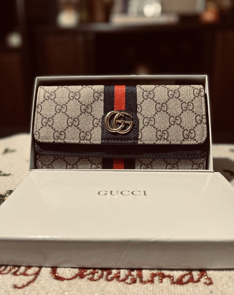 Vintage Blue GG Wallet Supreme
