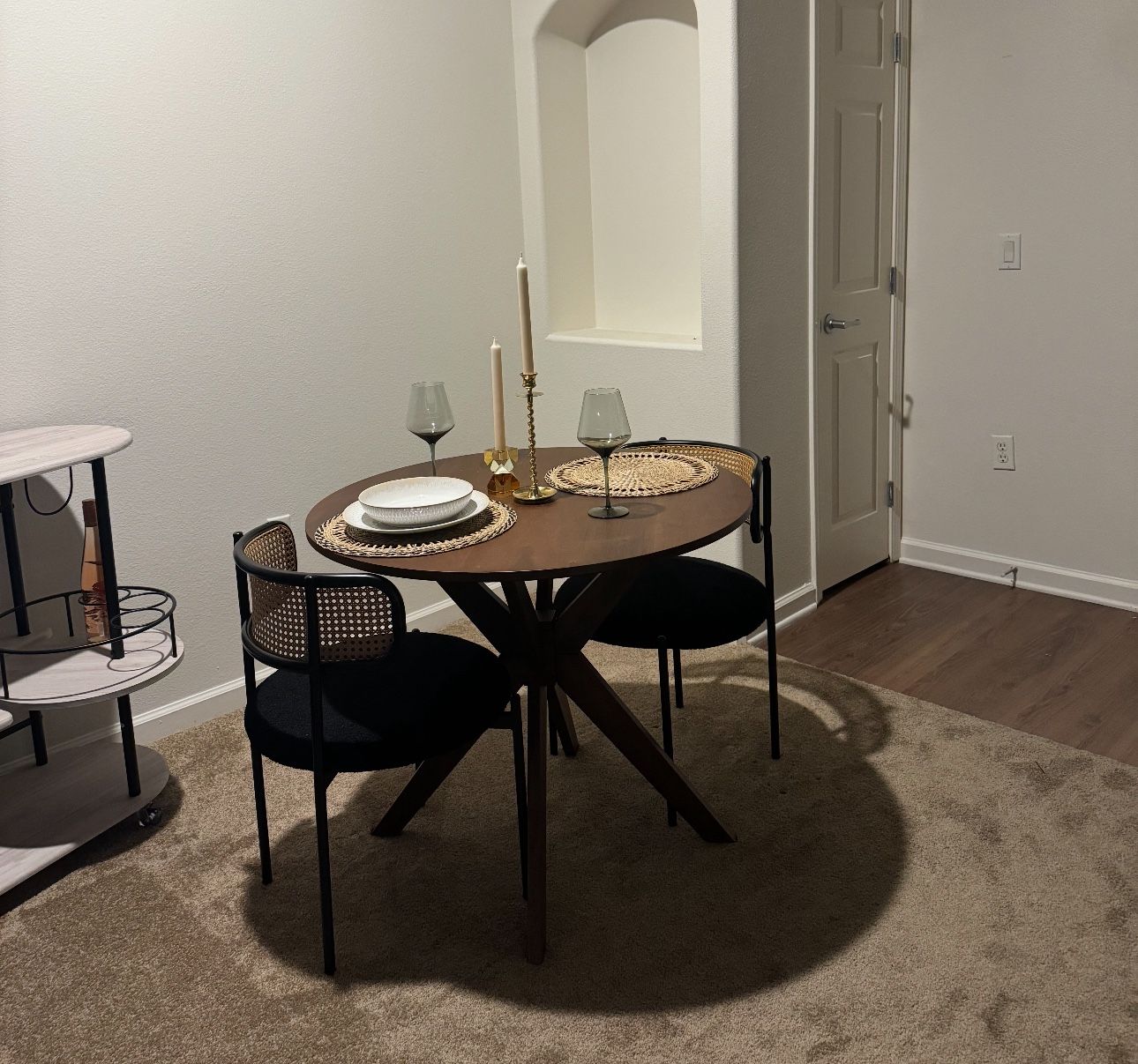 Kitchen Chairs Set of 2, Mid-Century Modern Dining Chairs for $130 OBO