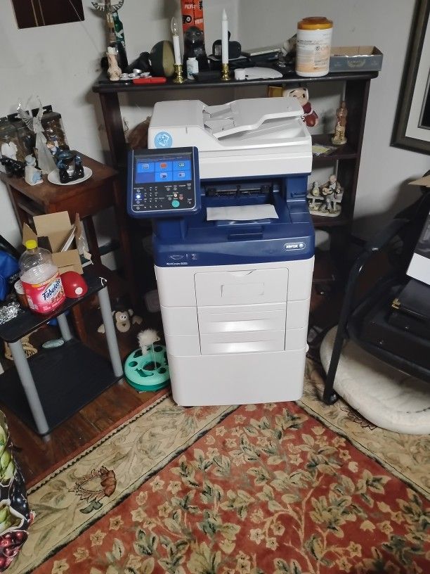Xerox Work Center 6655 Color Copier erupting eel's. ETC Great Condition