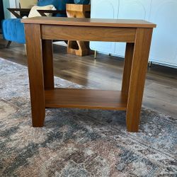 Side Wood Accent Table