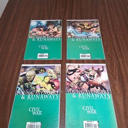 Marvel Comics: Young Avengers & Runaways 4 part series ( New )