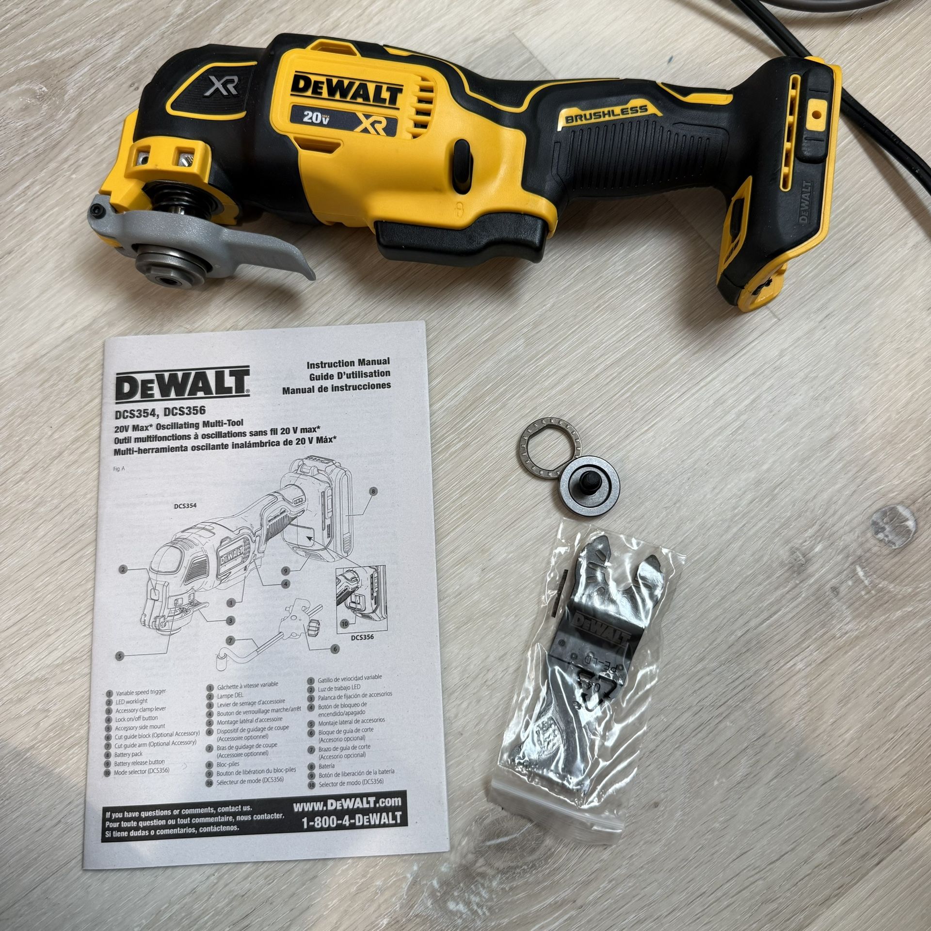 DEWALT 20V MAX XR Cordless Brushless Oscillating Multi Tool (Brand New, Tool Only) 