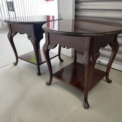 Queen Anne End Tables 