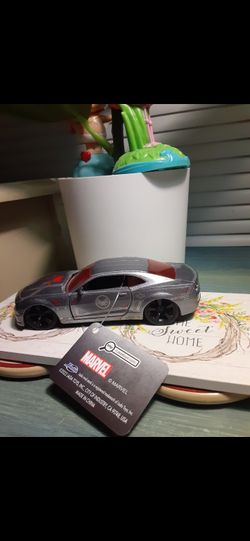 Marvel Avengers Jada Toys Silver 2010 Chevy Camaro SS Diecast toy car 1:32 scale NWT 2022 Edition $10