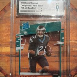 Jalen Hurts 2020 Panini Mint 9 rookie card