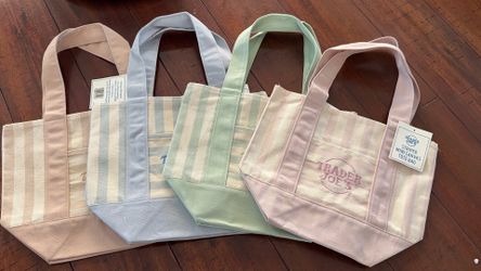 Trader Joe’s Stripped Canvas bags