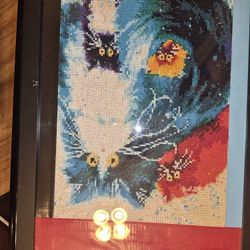 Diamond Art Framed Cats
