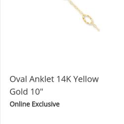 14k Gold Anklet From KAY Jewelers Perfect Mother's Day Gift