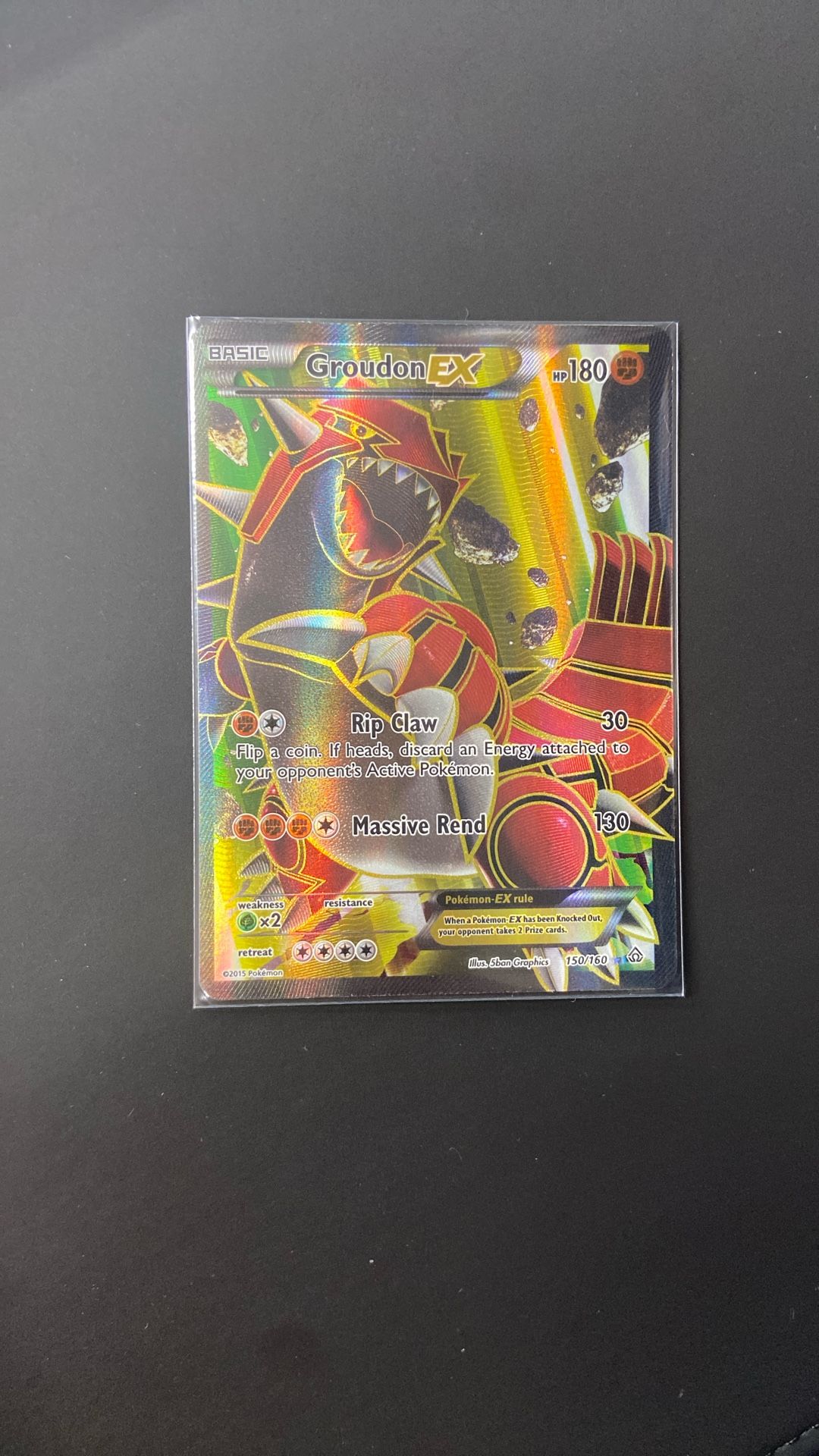 Pokémon - Groudon Ex ( Full Art )