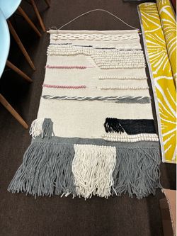 Large Boho Woven Wall Hanging | Handmade Fiber Art Tapestry | Neutral Home Decor