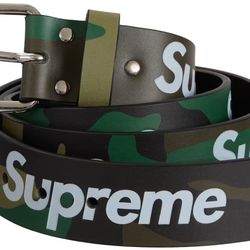 Supreme Repeat Leather Belt Camo (SS24) Small