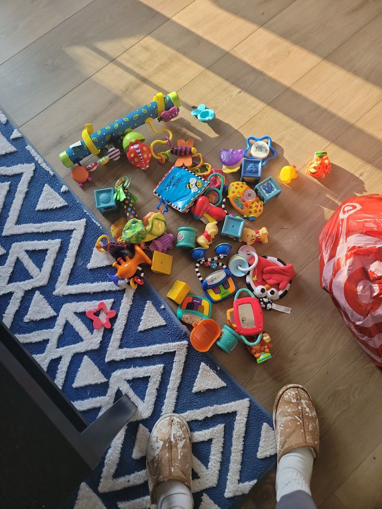Large Lot Of Baby Infant Toys