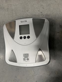 TANITA Cleared Multi-Frequency Weight/Body Fat/Body Water Scale