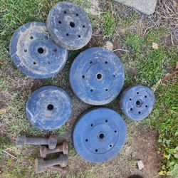 Cement weights and Small Dumbells 