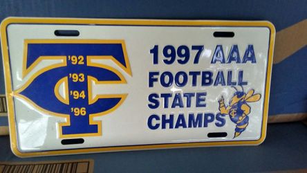 Centrals State Champ Car Tag