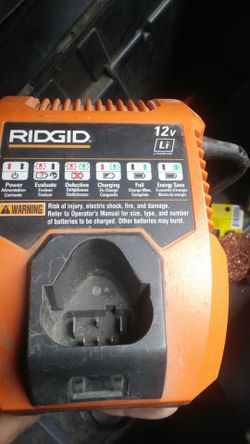 Ridgid 12 volt battery charger