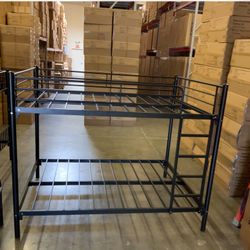 Full Bed, Full Bunkbed, Full Bunk Bed, Sturdy Black