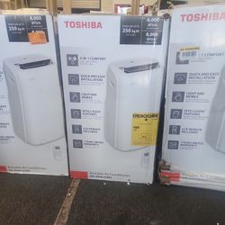 New Toshiba 8000btu Portable AC