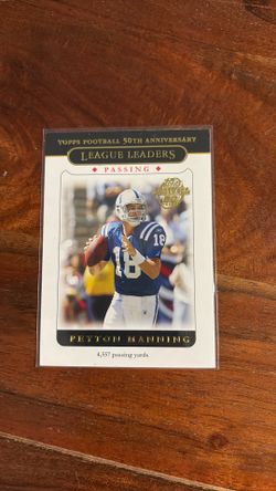 Peyton manning tops football 50 years colts