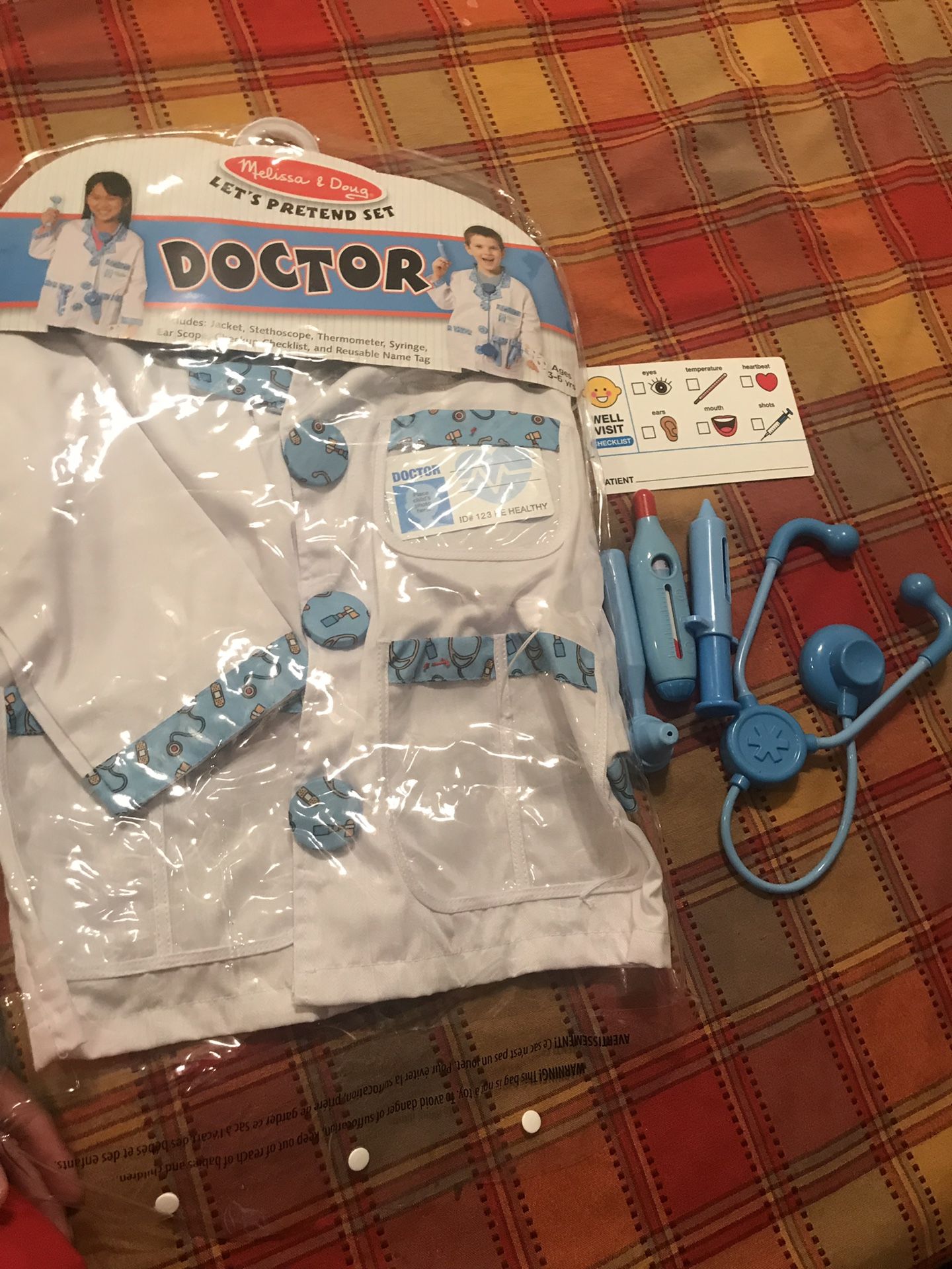 Melissa and doug doctor costume