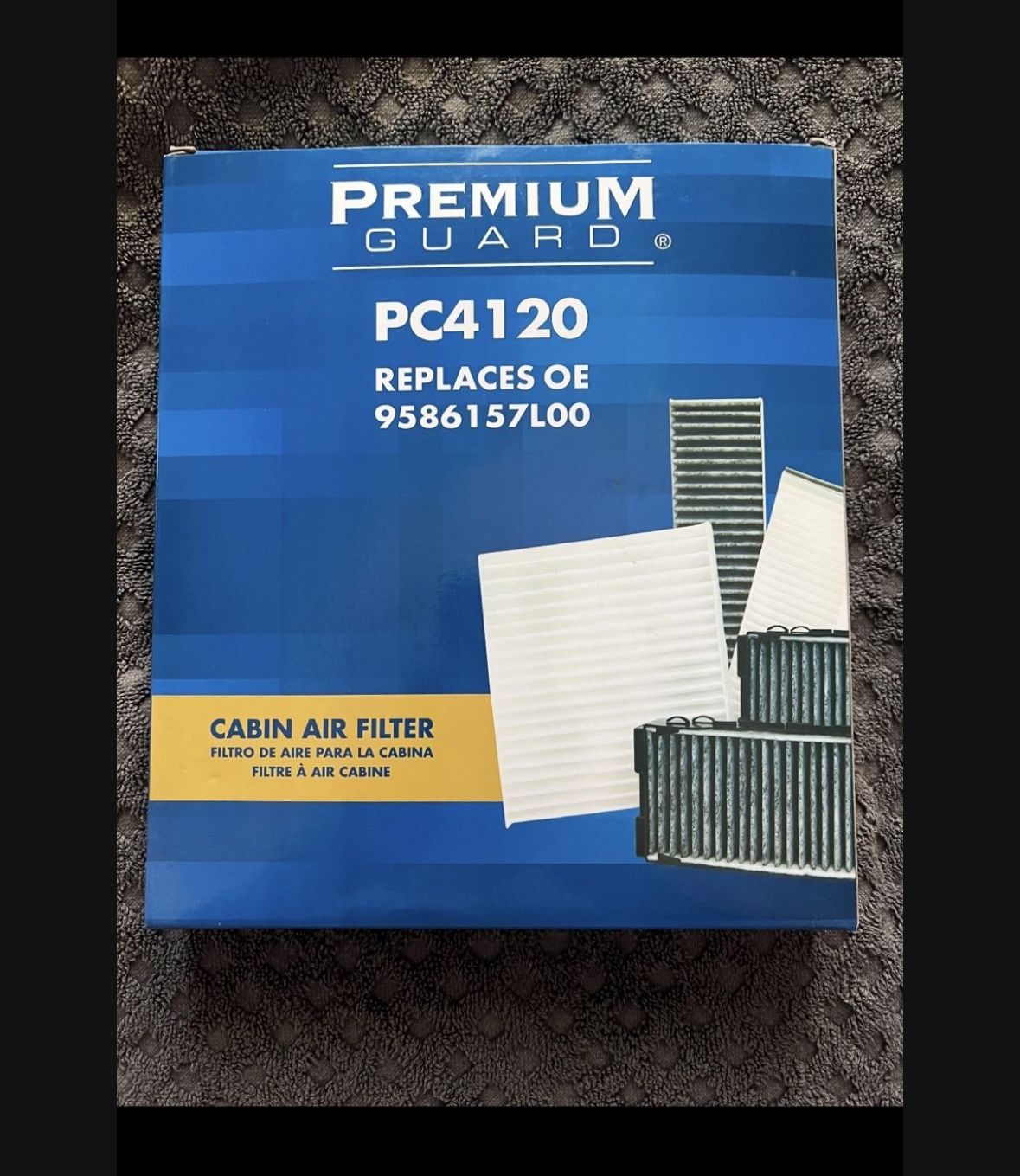 Cabin Air Filter Size PC4120