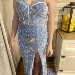 Blue Prom Dress 