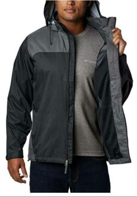 Brand NEW Comfy Columbia Waterproof Rain Jacket w tags (Large or XL) BlackÂ