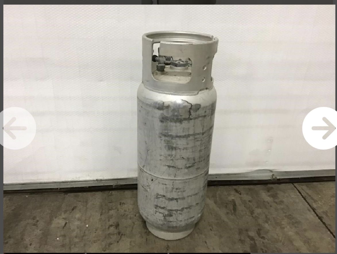 33.5 lb Aluminum Forklift Propane Cylinder with Quick Fill Valve