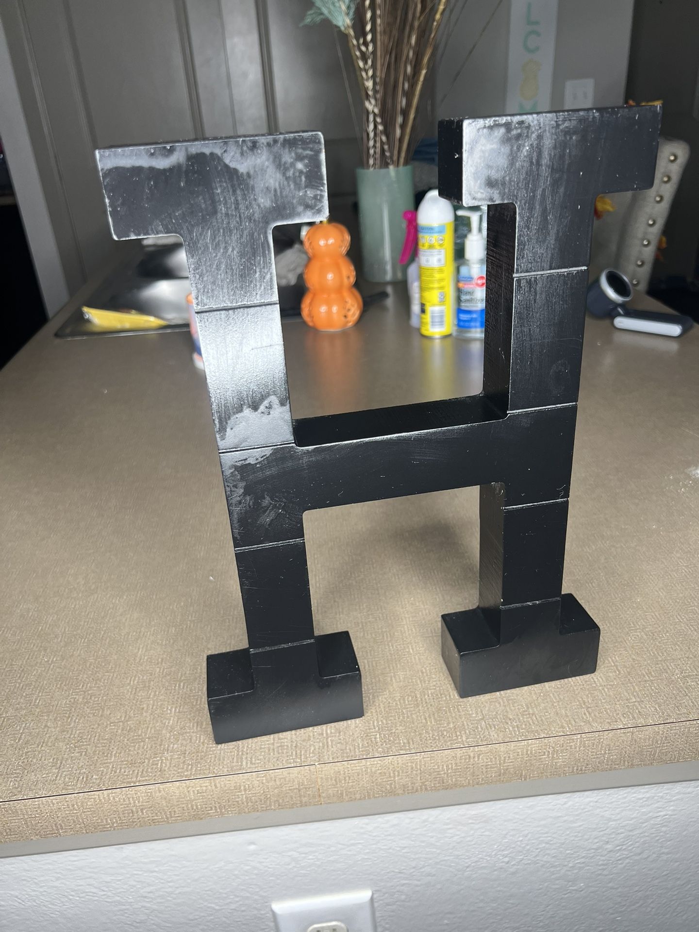 Letter “H” Wall Decor