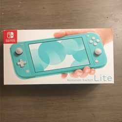 Nintendo switch lite turquoise