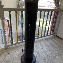 Like New Cascade Tower Fan 3 Speeds Timer Oscillating Tested Works Perfectly when you come ill fully test it for you 