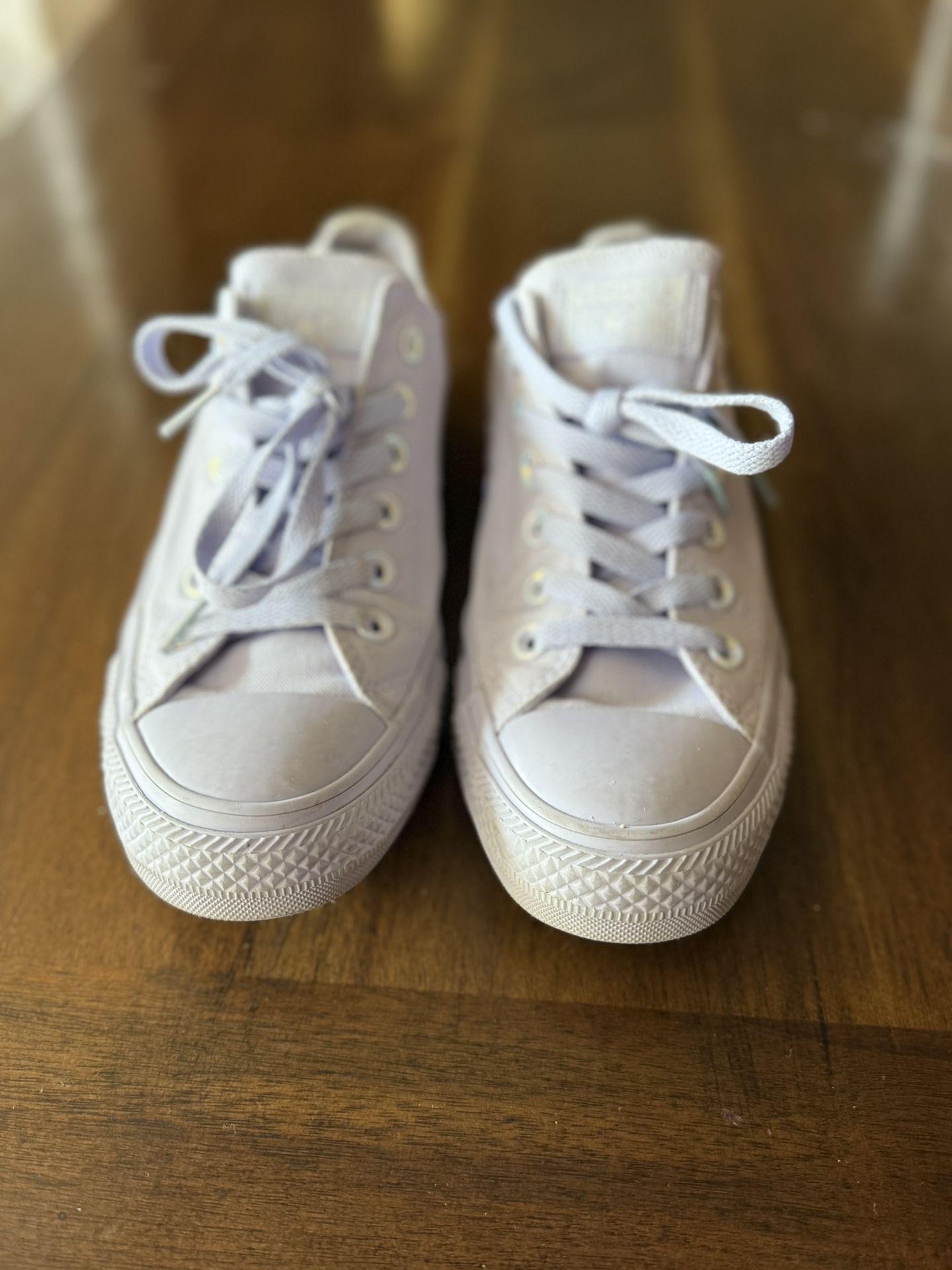 Women’s Purple Converse Shoes – Size 8