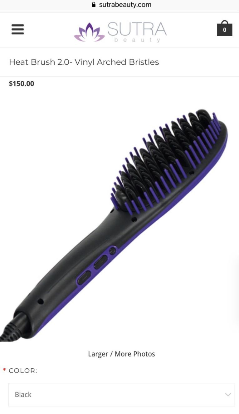 Sutra Hair Straightening Brush