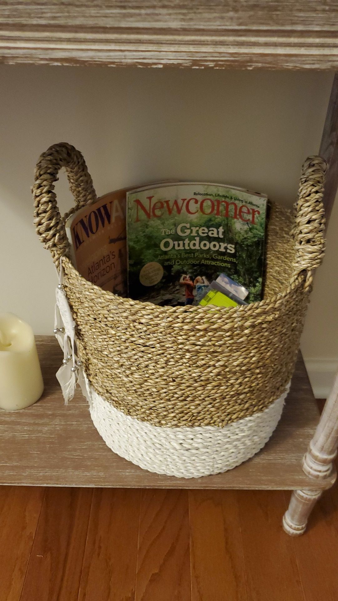 Set of 2 Baskets - Plant or Magazines