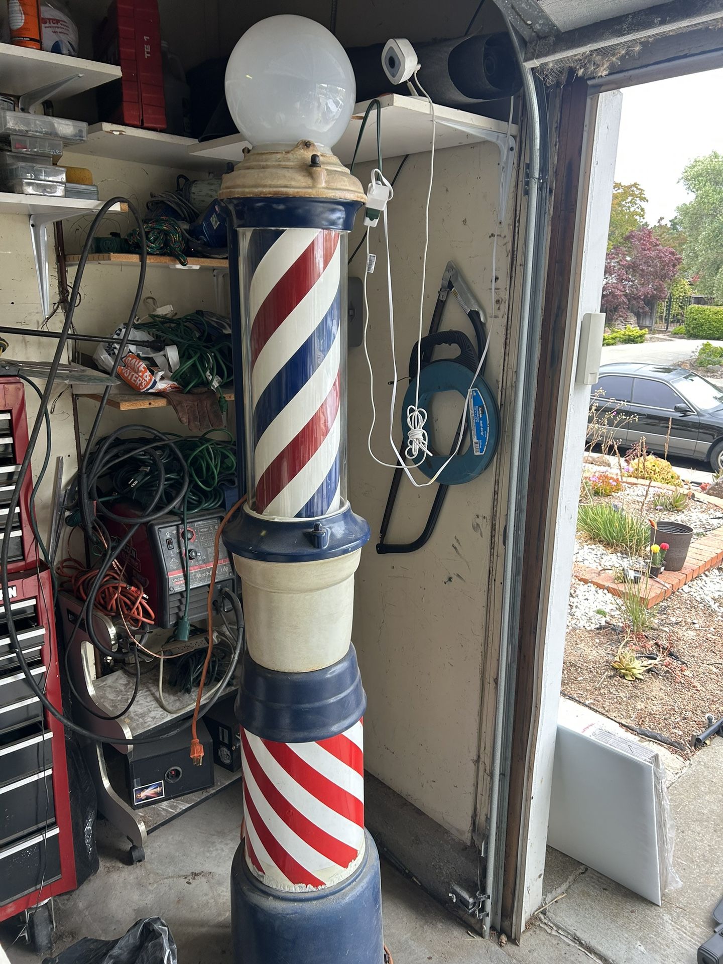 Antique Barber Pole