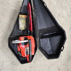 Vintage Homelite XL 12 Chainsaw W/ Case