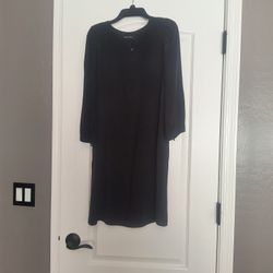 100% Silk Broadway And Broome Size 4 Black Dress