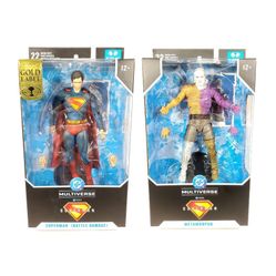 NEW McFarlane DC Multiverse Superman Battle Damage & Metamorpho 7" Action Figure