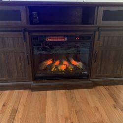 Fireplace Mantle TV Stand