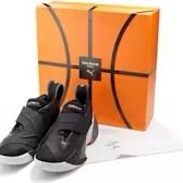  Puma X BALMAIN Court Basketball Shoes Sneakers Black High Risk Red Men's Size 9