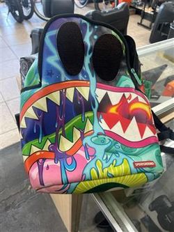 Sprayground Multicolor Shark Mouth Backpack