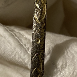 Decorative Costume Gold 3” Bangle Bracelet