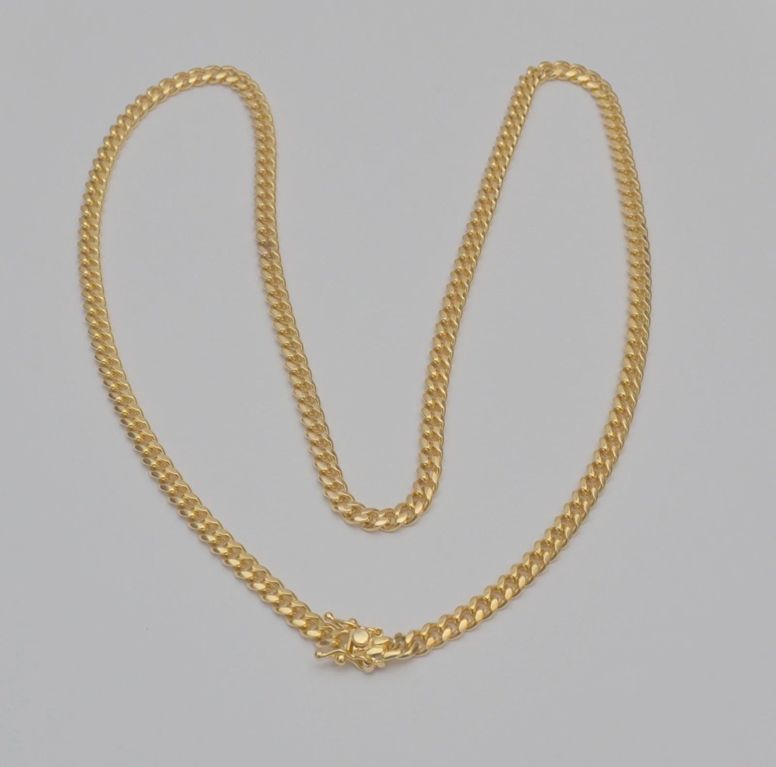 14K Yellow Gold Miami Cuban Link Chain Necklace 26" Box Clasp 56.8 gr