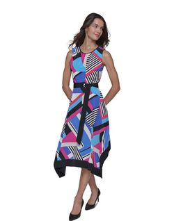 Karl Lagerfield Paris Edgy Midi Dress.