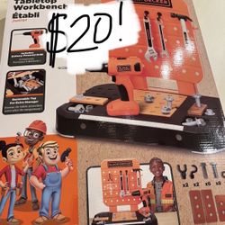 Black + Decker Junior Tabletop Workbench 