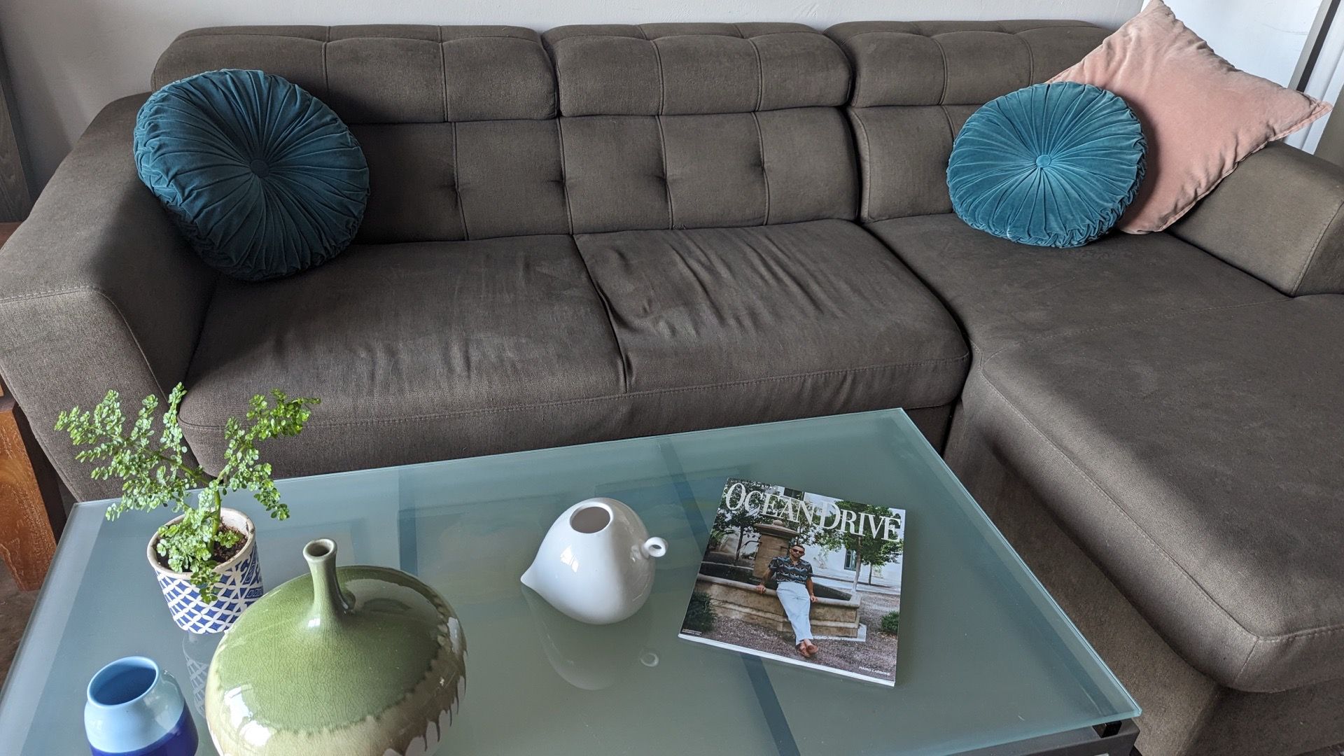 Large Pull out sectional sofa