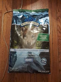 Blue Buffalo Wilderness Natural High-Protein Chicken Recipe Dry Food for Adult Dogs, 24 lbs.