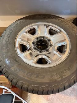 Cooper discoverer snow claw studded tires and rims dodge