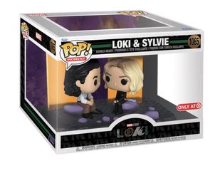 Loki and Sylvie Funko Pop MCU SCENE